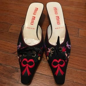 Miu Miu kitten heels shoes